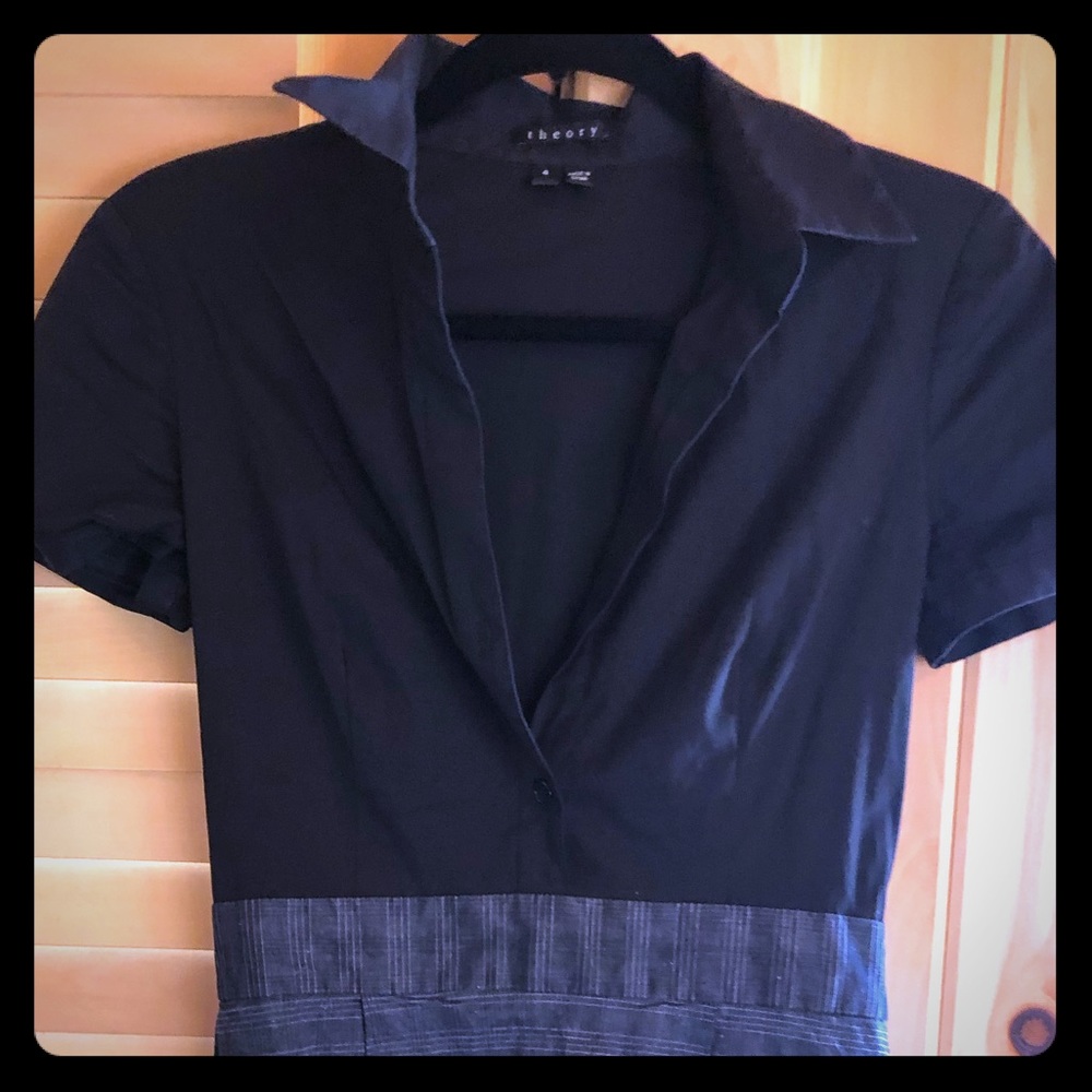 Theory short sleeve Acadia Brim dress